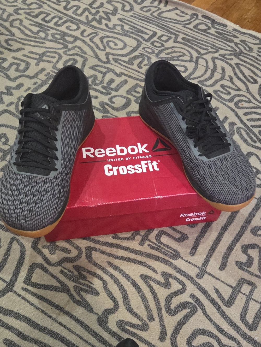 Reebok Men’s CrossFit NANO 8.0 Black Training Shoes. Style CN1022 Size 10.5